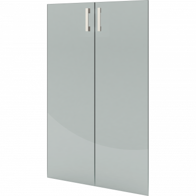 Комплект стеклянных дверей Арго А-310.С.Ф Прозрачный (710x4x1120)