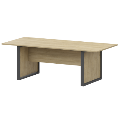 Стол для заседаний Аргентум-М НТМ-200.90 Баттл Рок/Антрацит (2000x900x750)