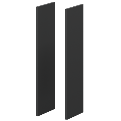 Боковины декоративные Кортез KZD-38B Графит (384x50x1162)