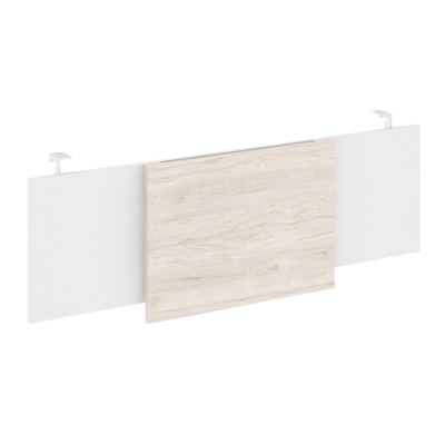 Onix Direct Lux Царга стола руководителя O.M-CSR-4 Белый Бриллиант/Денвер Светлый/Хром 1340*450*54