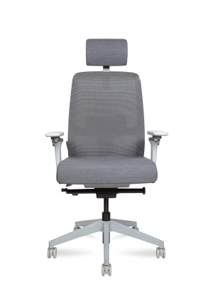 Кресло офисное / Altai SL 6D / серый пластик / серая сетка / серая ткань, купить в Сыктывкаре