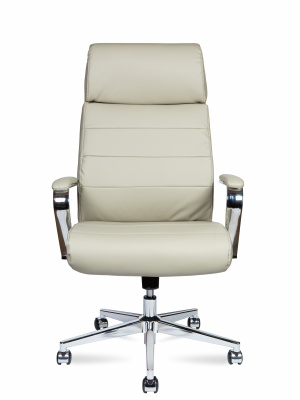 Кресло офисное / Atlant / бежевая экокожа, купить в Сыктывкаре