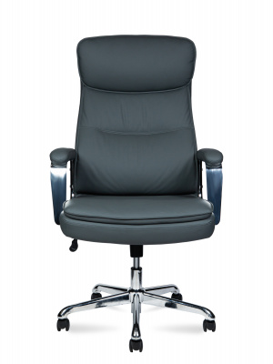 Кресло офисное / Atlas / (grey)  серая экокожа, купить в Сыктывкаре