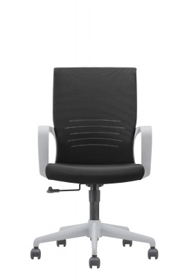 Кресло офисное / Betta  / серый пластик / черная сетка / черная ткань, купить в Сыктывкаре