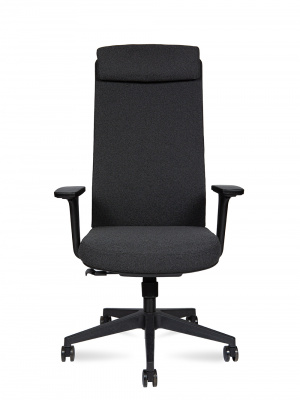 Кресло офисное / Fredo / черный каркас/черная сетка/черная сидушка, купить в Сыктывкаре