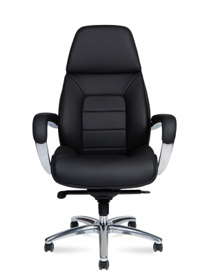 Кресло офисное / Grand black / черная экокожа, купить в Сыктывкаре