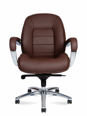 Кресло офисное / Grand LB brown  / коричневая экокожа, купить в Сыктывкаре