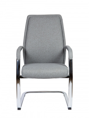 Кресло офисное / Liverpool CF grey fabric / алюминиевая  база / серая ткань, купить в Сыктывкаре