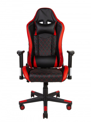 Кресло офисное / Lotus EVO / черно - красная экокожа/пластиковая крестовина, купить в Сыктывкаре