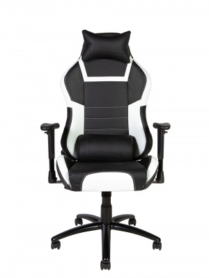 Кресло офисное / Lotus PRO carbon / черно - белая экокожа/ стальная крестовина, купить в Сыктывкаре