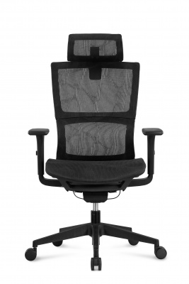 Кресло офисное / Metod / черный пластик / черная сетка / черная сетка, купить в Сыктывкаре