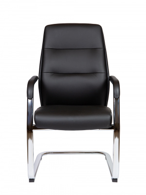 Кресло офисное / Nancy CF black / алюминиевая  база / черная экокожа, купить в Сыктывкаре