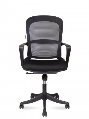 Кресло офисное / Play LB black / черный пластик / черная ткань, купить в Сыктывкаре