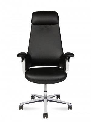 Кресло офисное / York / черная кожа, купить в Сыктывкаре