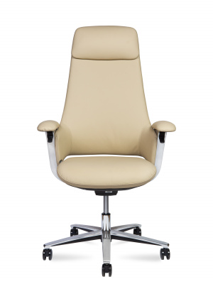 Кресло офисное / York-2 / слоновая кость кожа, купить в Сыктывкаре