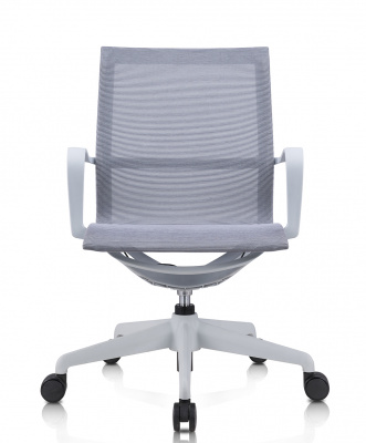 Кресло офисное / Глория / серая  сетка / серый пластик, купить в Сыктывкаре