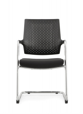 Кресло офисное / Стайл 2 CF / хром / черная ткань / спинка черный пластик, купить в Сыктывкаре