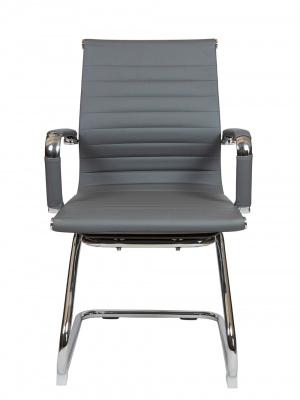 Кресло офисное / Техно CF / хром / серая экокожа, купить в Сыктывкаре