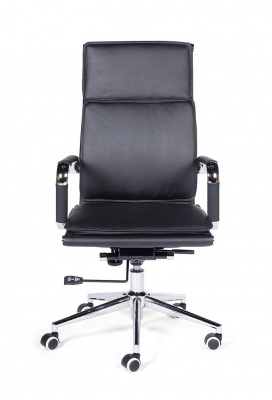 Кресло офисное / Харман / (black) хром / черная экокожа, купить в Сыктывкаре