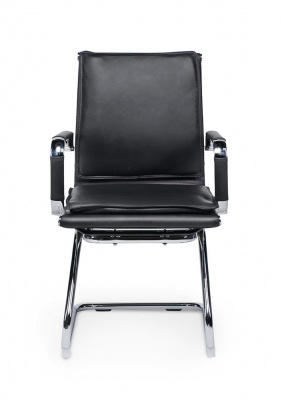 Кресло офисное / Харман CF / (black) хром / черная экокожа, купить в Сыктывкаре