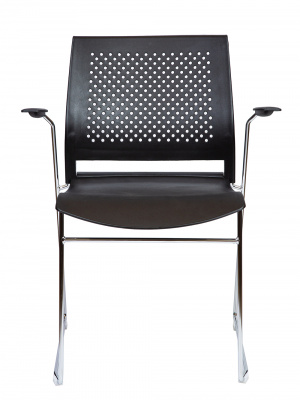 Стул / Eight black / черный пластик / хром база, купить в Сыктывкаре