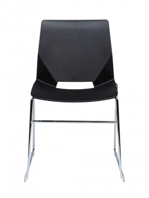 Стул / Eleven black / черный пластик / хром база, купить в Сыктывкаре