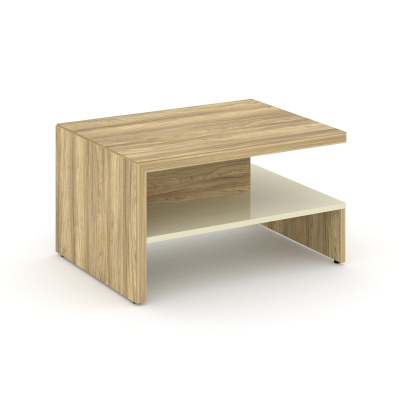 Corner Стол журнальный COR.SJ Гикори Песочный/Ваниль 800*600*450, купить в Сыктывкаре