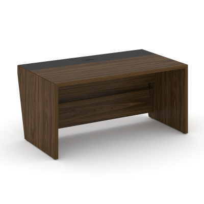 Corner Стол руководителя прямой COR.SR-16 Орех Лоренцо/Графит 1600*900*750, купить в Сыктывкаре