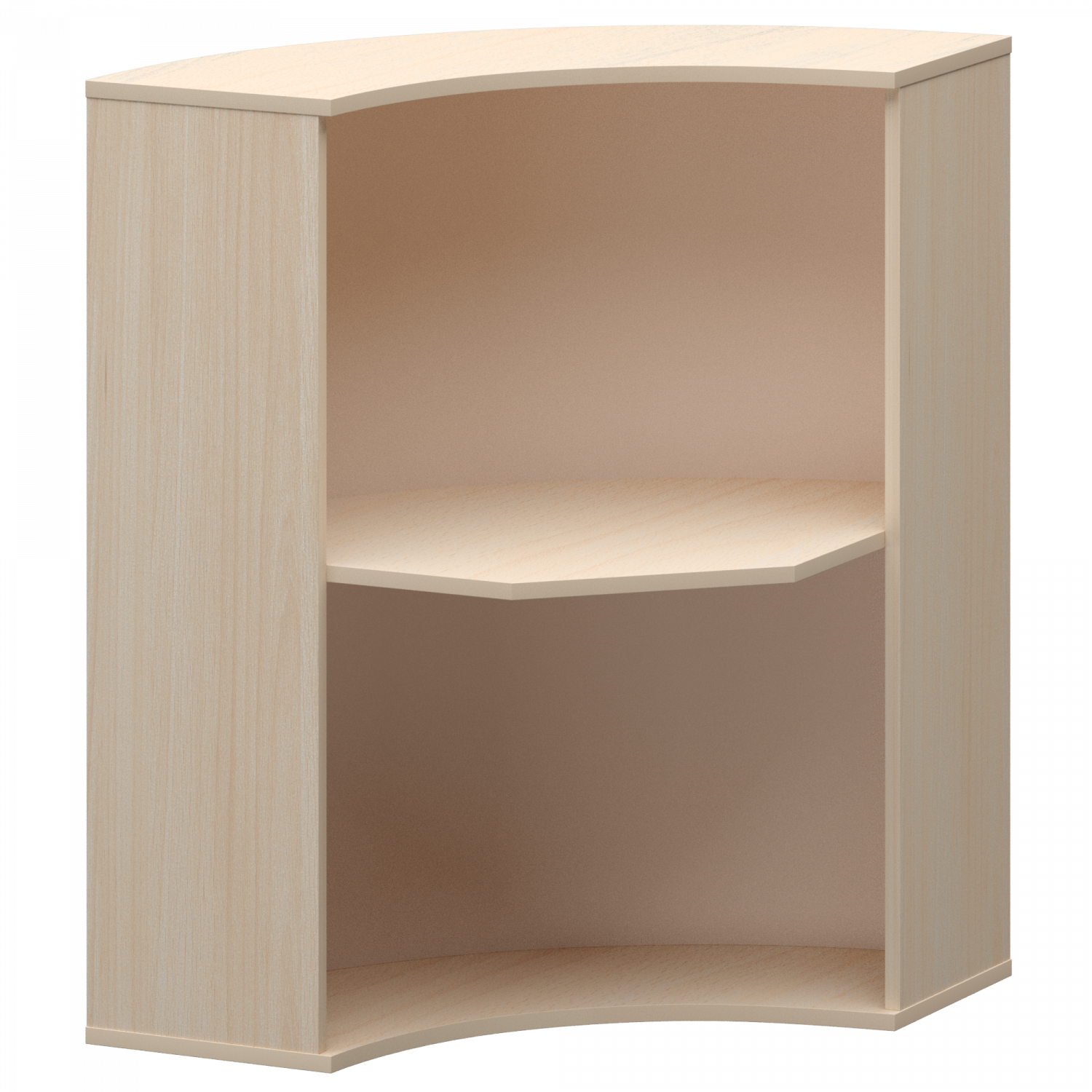 Стойка угловая Ресепшн А-550 Бук (900x900x1220)