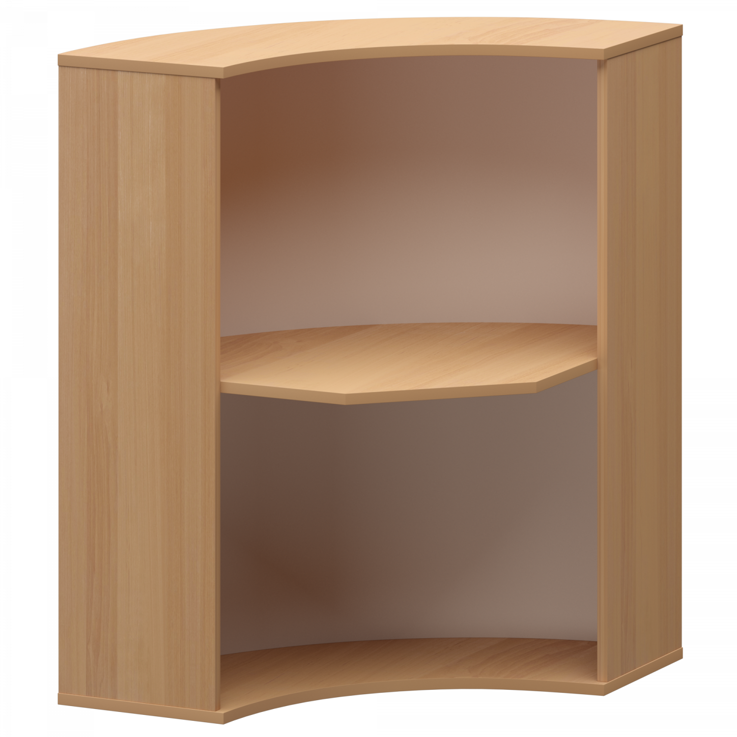 Стойка угловая Ресепшн А-550 Ольха (900x900x1220)