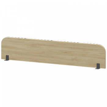 Экран радиусный для стола Смарт НТМЭ-160 Таксония/Антрацит (1600x25x350)