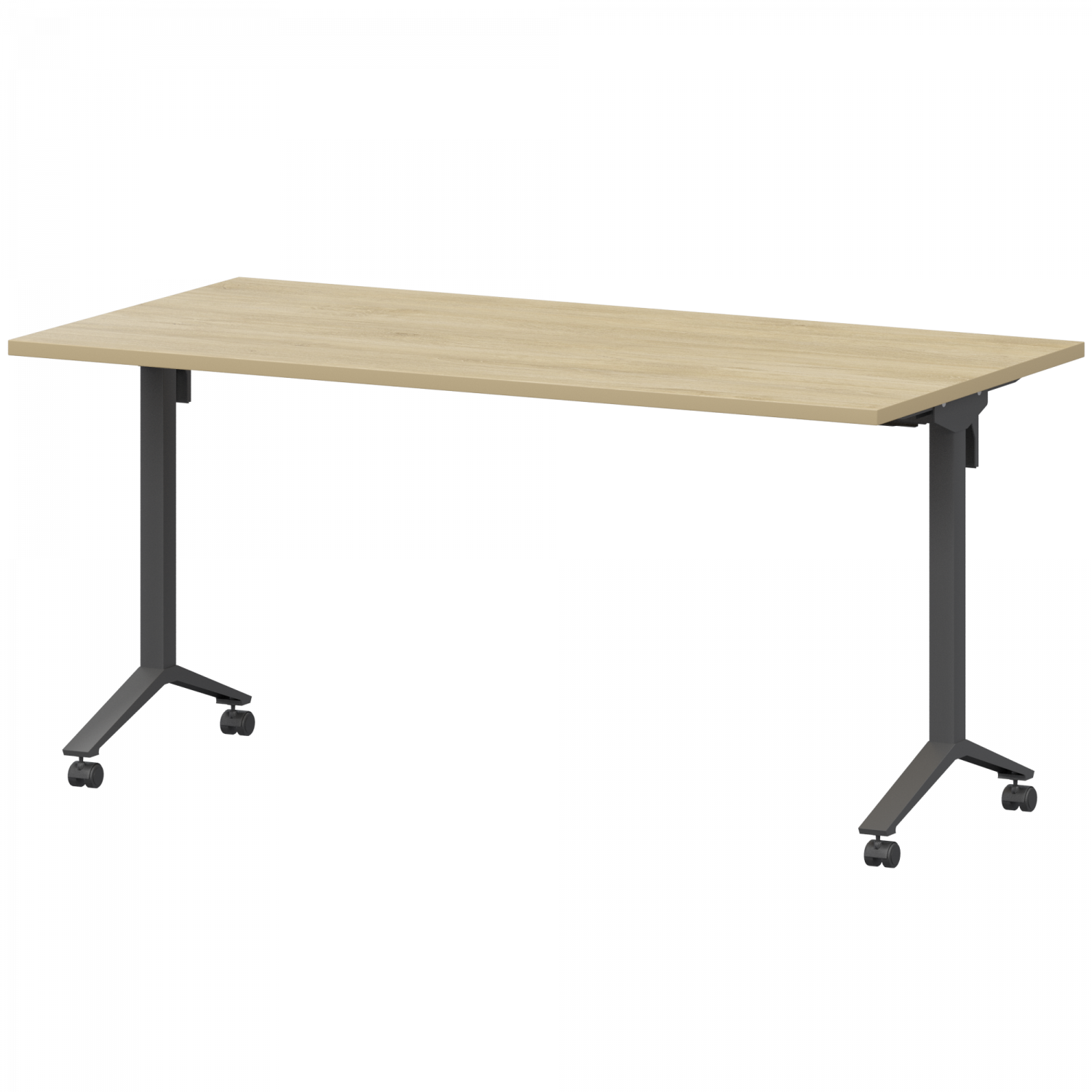 Стол мобильный складной Моби МБ25-140.70 Баттл Рок/Антрацит (1400x700x750)