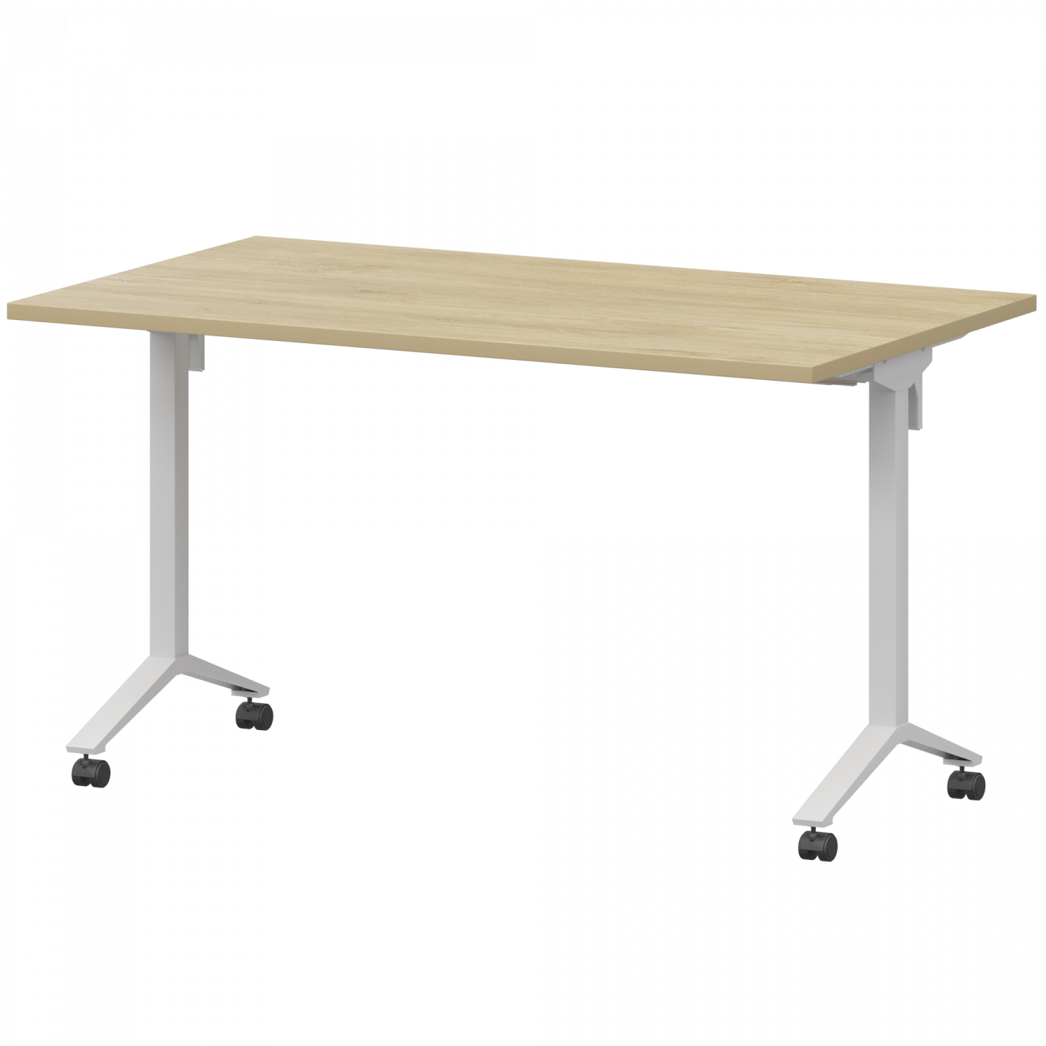 Стол мобильный складной Моби МБ25-120.70 Баттл Рок/Белый (1200x700x750)