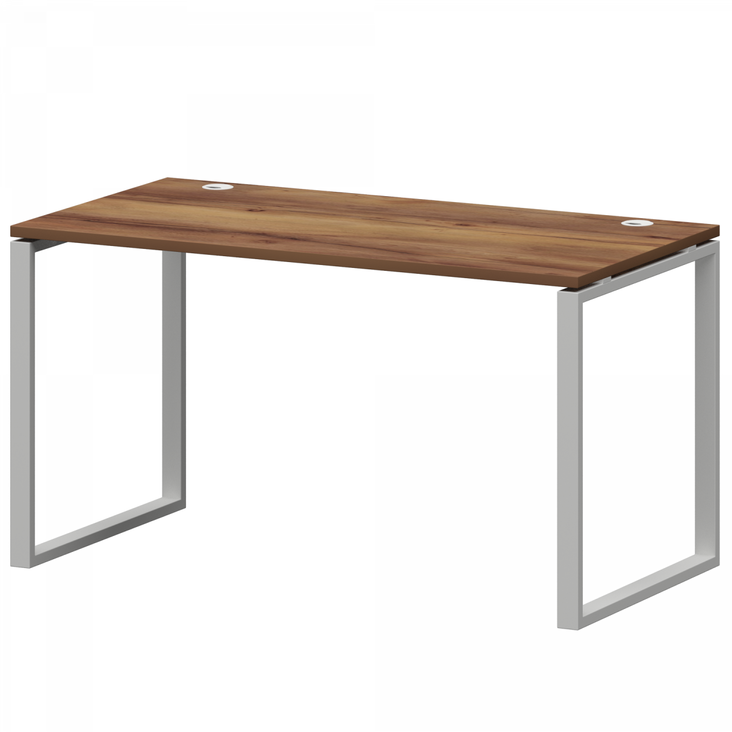 Стол на металлокаркасе Смарт СМС25-О-16К.73.Пр25 Таксония/Белый (1600x730x750)