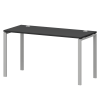 Стол на металлокаркасе Смарт СМС25-П-16К.60.Пр25 Графит/Белый (1600x600x750)