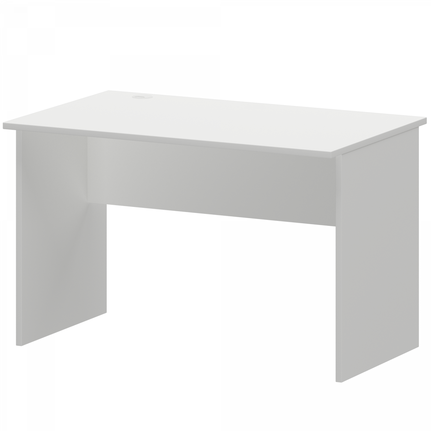 Стол с кабель каналом слева Арго А-002.К.ЛВ Белый (1200x730x760)