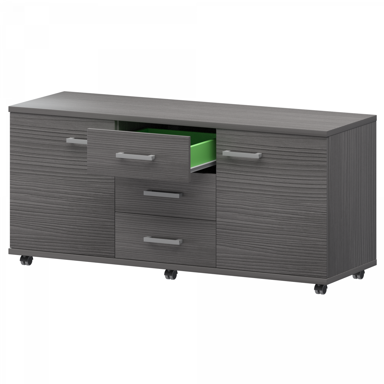 Греденция Аргентум НТ-350 Лиственница (1350x445x670)