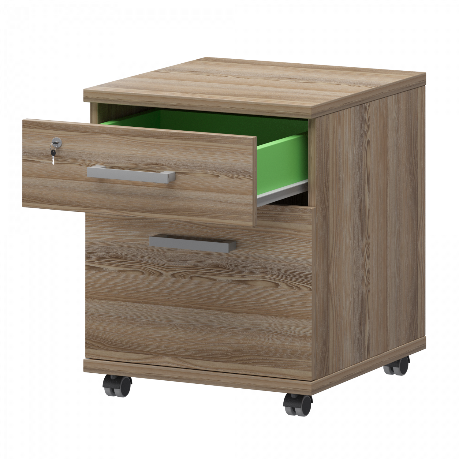 Тумба подкатная файловая Аргентум НТ-330.ФЛ Дуб сафари (430x442x583)