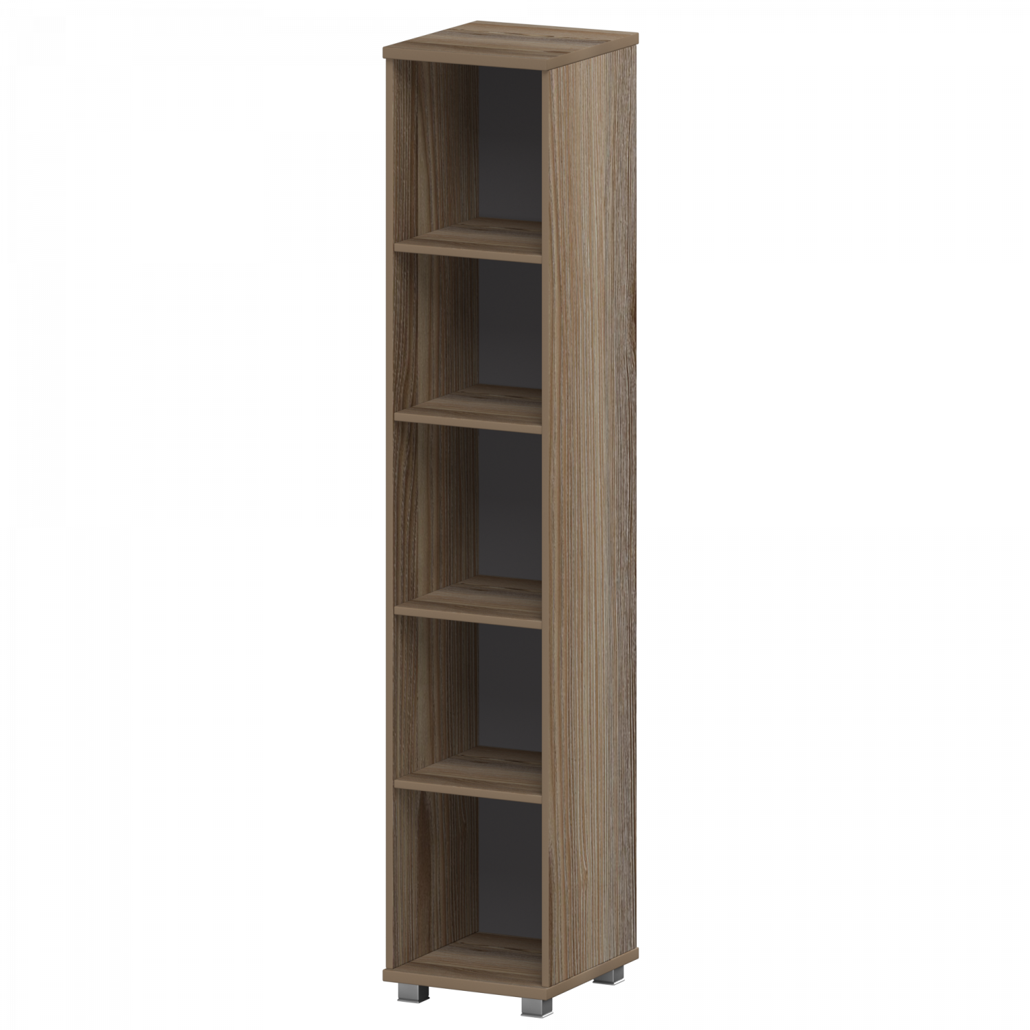 Стеллаж высокий узкий Аргентум НТ-540 Дуб сафари (400x445x2050)