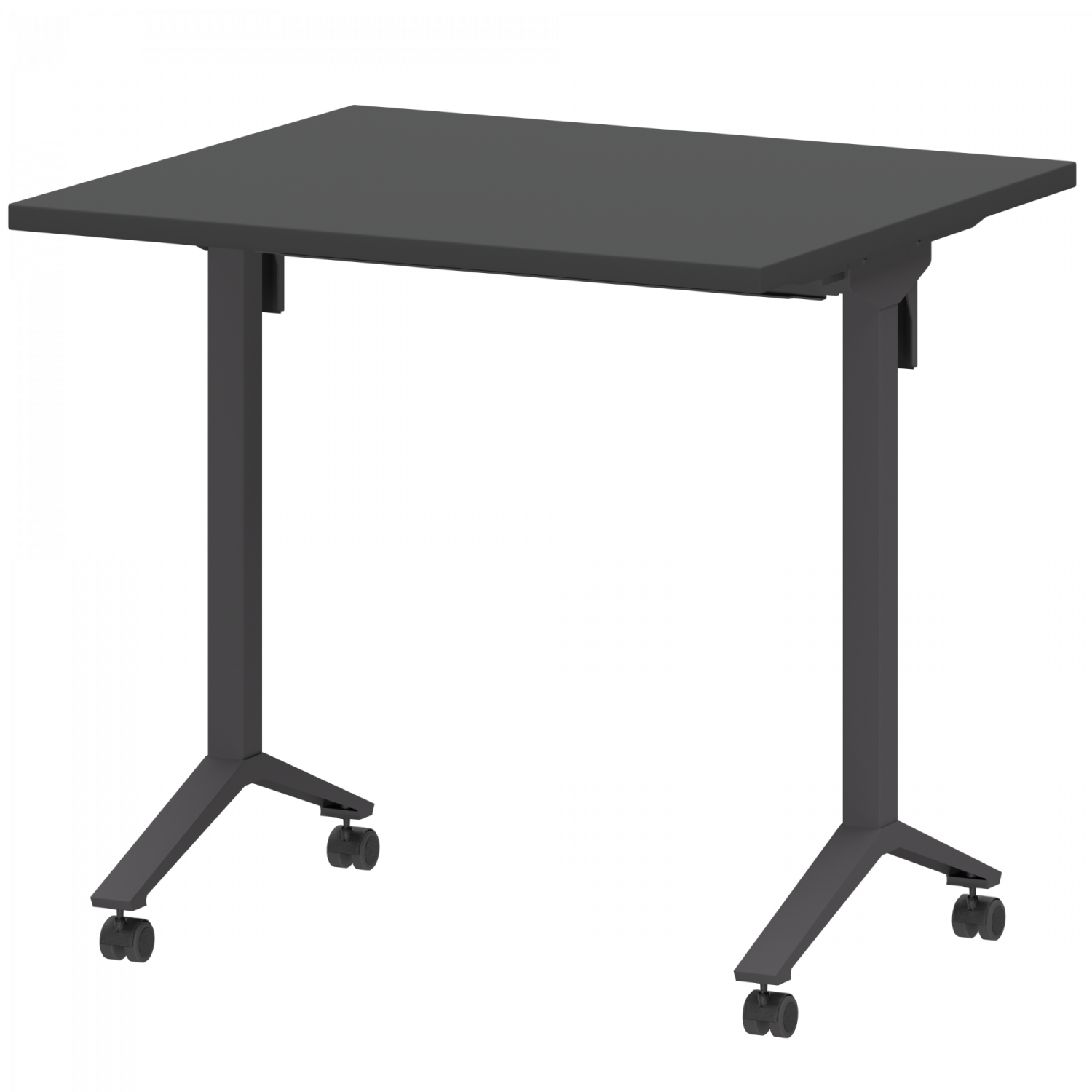 Стол мобильный складной Моби МБ25-80.70 Графит/Антрацит (800x700x750)