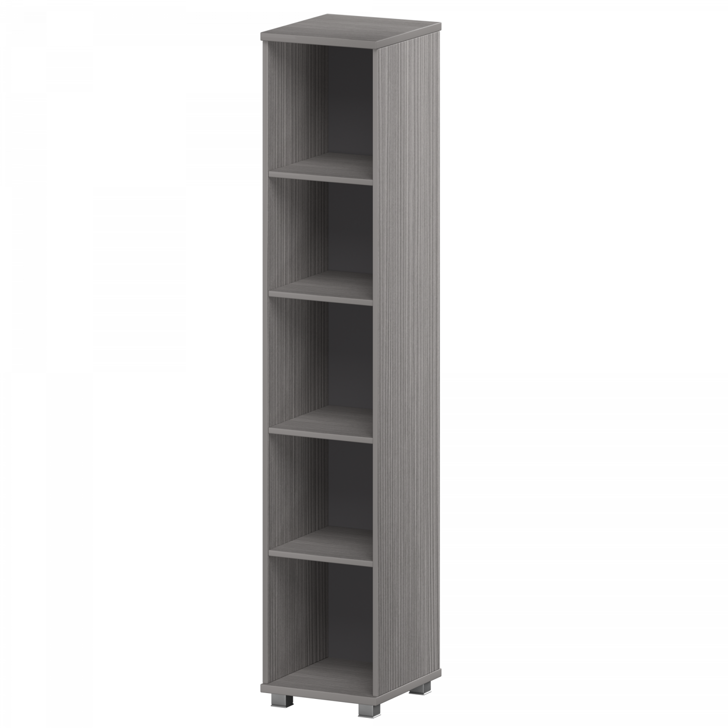 Стеллаж высокий узкий Аргентум НТ-540 Лиственница (400x445x2050)