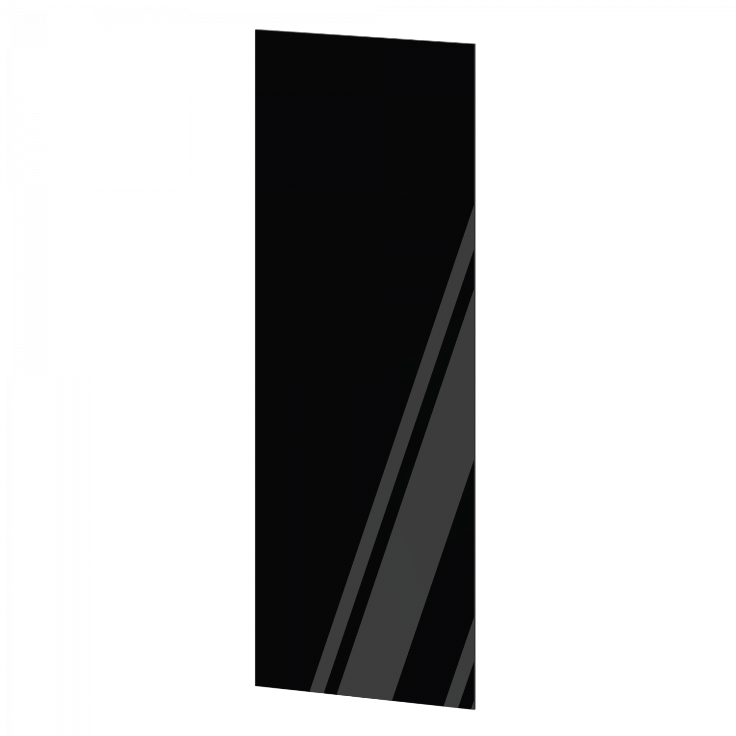 Дверь стеклянная правая Акцент КТ-54.С.Ф Тонированный (386x5x1150)