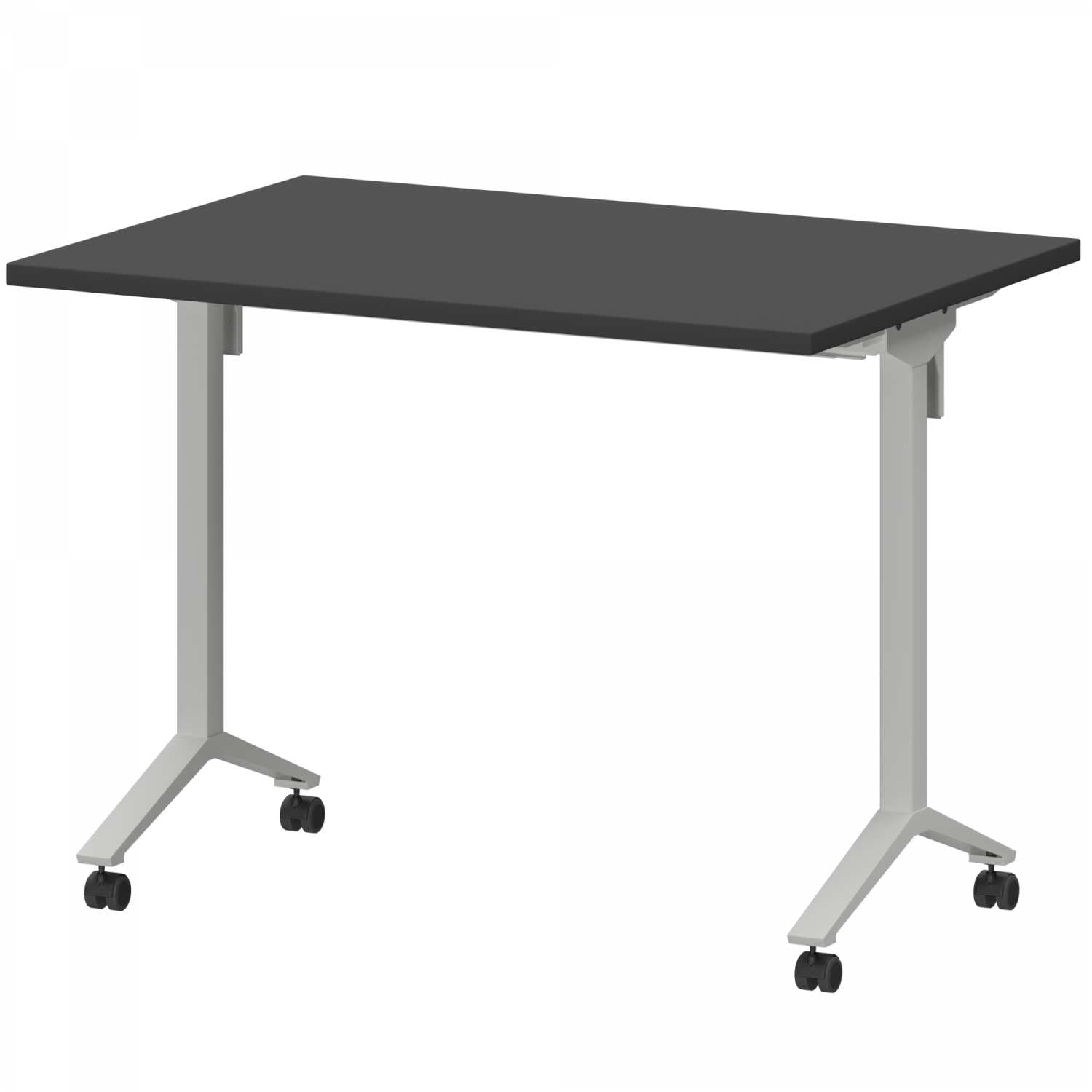Стол мобильный складной Моби МБ25-100.70 Графит/Белый (1000x700x750)