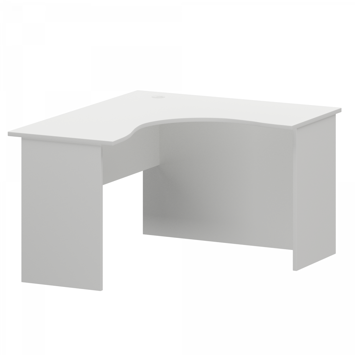 Стол компактный правый Арго А-204.60.ПР Белый (1400x1200x760)