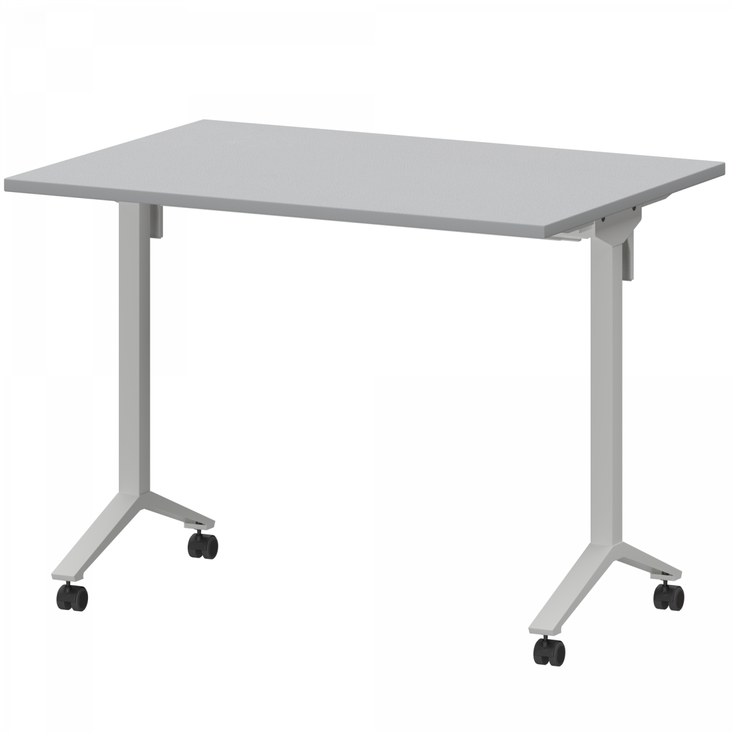 Стол мобильный складной Моби МБ22-100.70 Серый/Белый (1000x700x750)