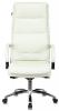 Кресло руководителя Бюрократ T-9927SL слоновая кость кожа крестов. металл хром, купить в Сыктывкаре