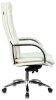 Кресло руководителя Бюрократ T-9927SL слоновая кость кожа крестов. металл хром, купить в Сыктывкаре