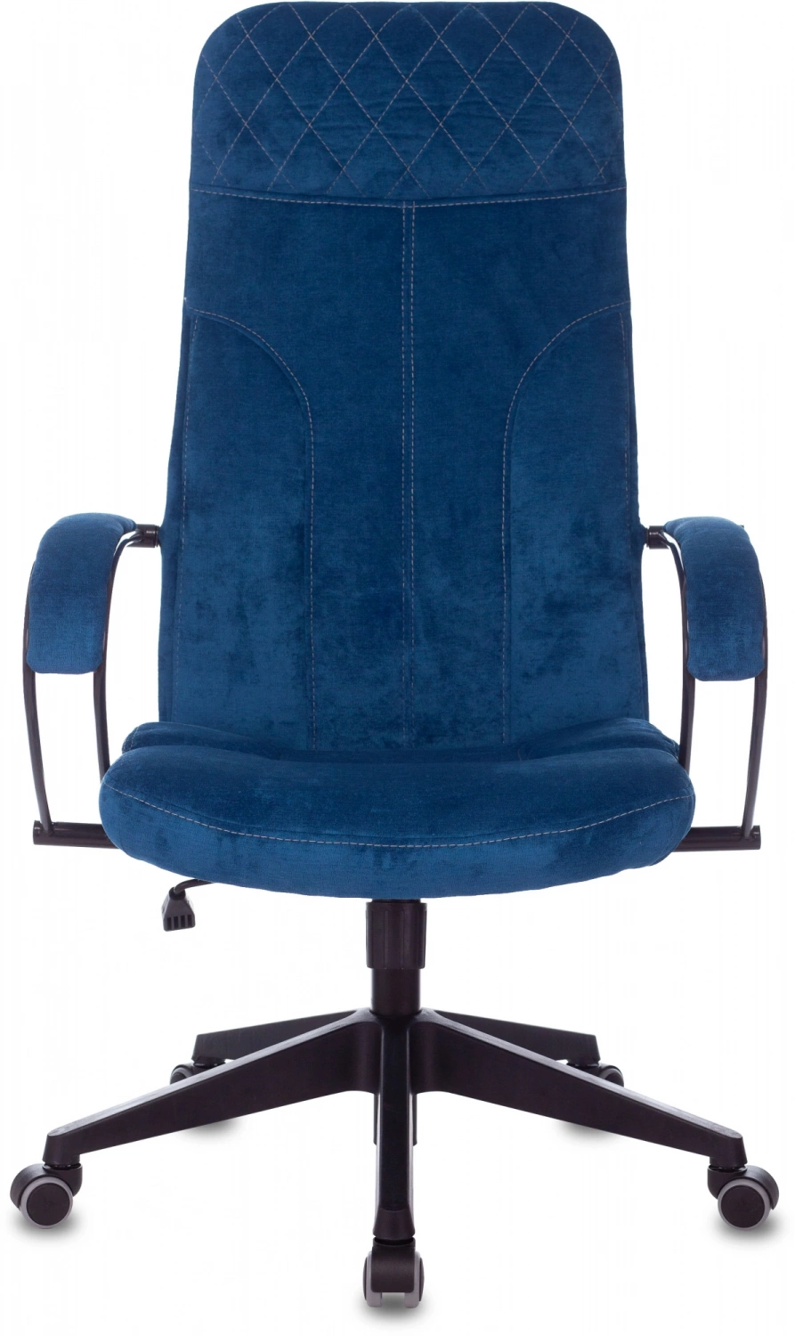 Кресло руководителя Бюрократ CH-608Fabric темно-синий Velvet 29 крестов. пластик — фото, характеристики, наличие в Сыктывкаре