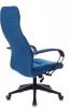 Кресло руководителя Бюрократ CH-608Fabric темно-синий Velvet 29 крестов. пластик — фото, характеристики, наличие в Сыктывкаре