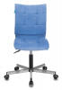 Кресло Бюрократ CH-330M голубой Velvet 86 крестов. металл хром — фото, характеристики, наличие в Сыктывкаре